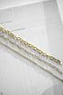 SQUARE CHAIN ARMBAND ZILVER